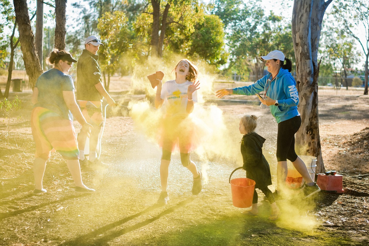 Family at the park